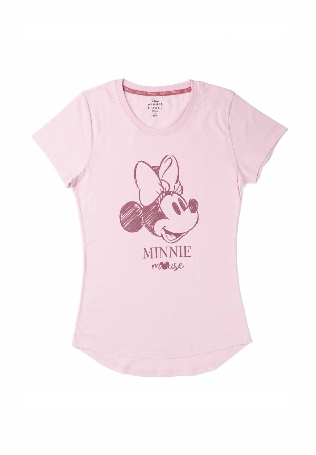 

Футболка с принтом DISNEY MINNIE MOUSE Disney, светло-розовый