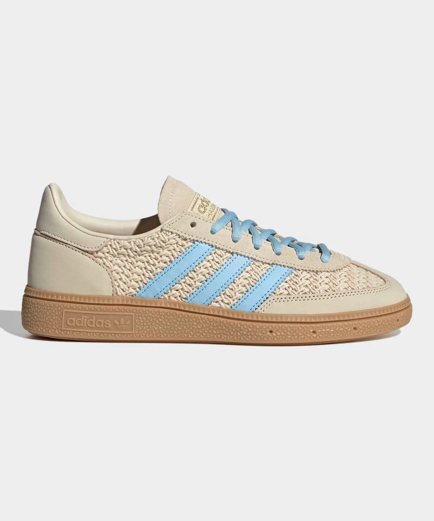 Унисекс кроссовки adidas Handball Spezial из текстиля и кожи бежевые