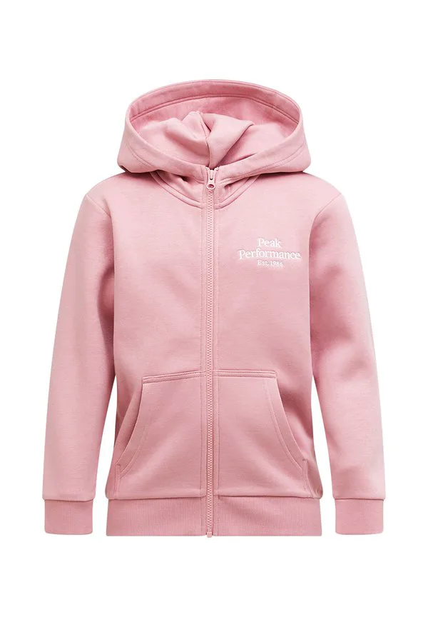 Оригинальная толстовка на молнии с капюшоном Peak Performance, Rosa