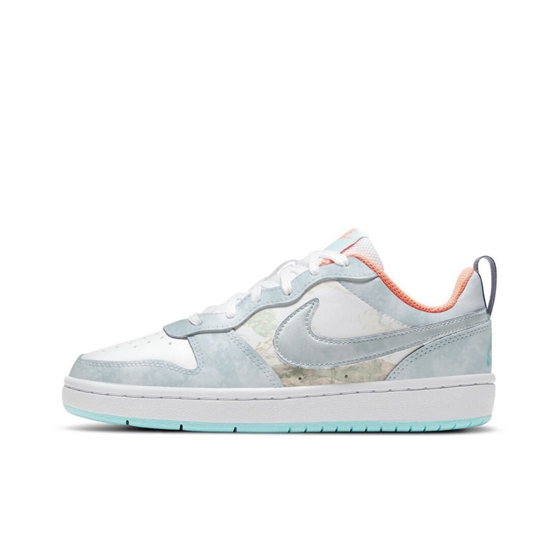 

Кроссовки Nike Court Borough 2 Skateboarding Shoes Women's Low-top White/blue/green, белый/синий/зеленый