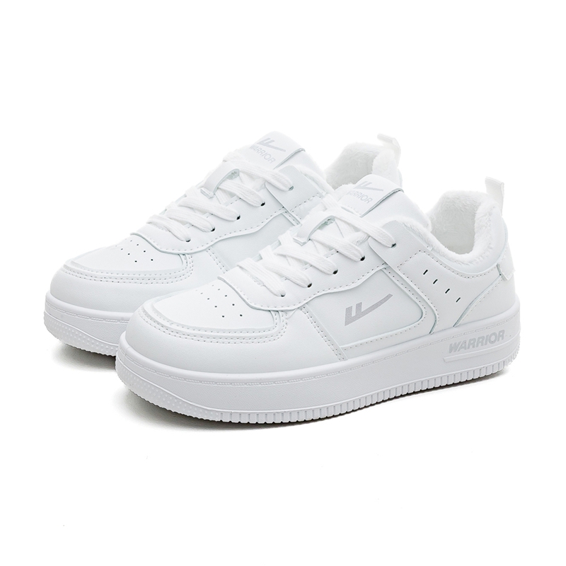 

Износостойкие, легкие и дышащие низкие кроссовки для скейтбординга Unisex WARRIOR, белый (fleece-lined)