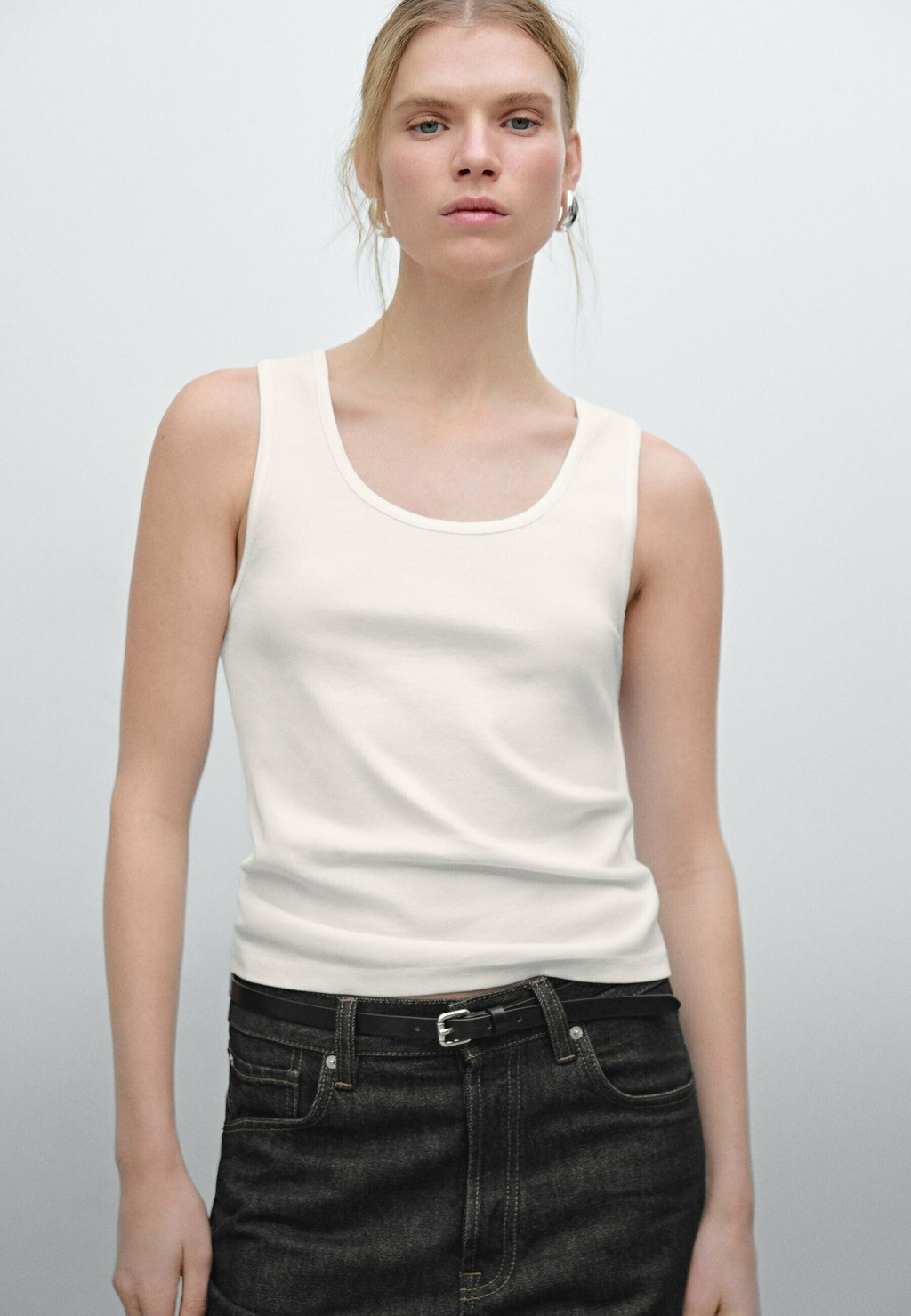 

Топ Massimo Dutti, белый