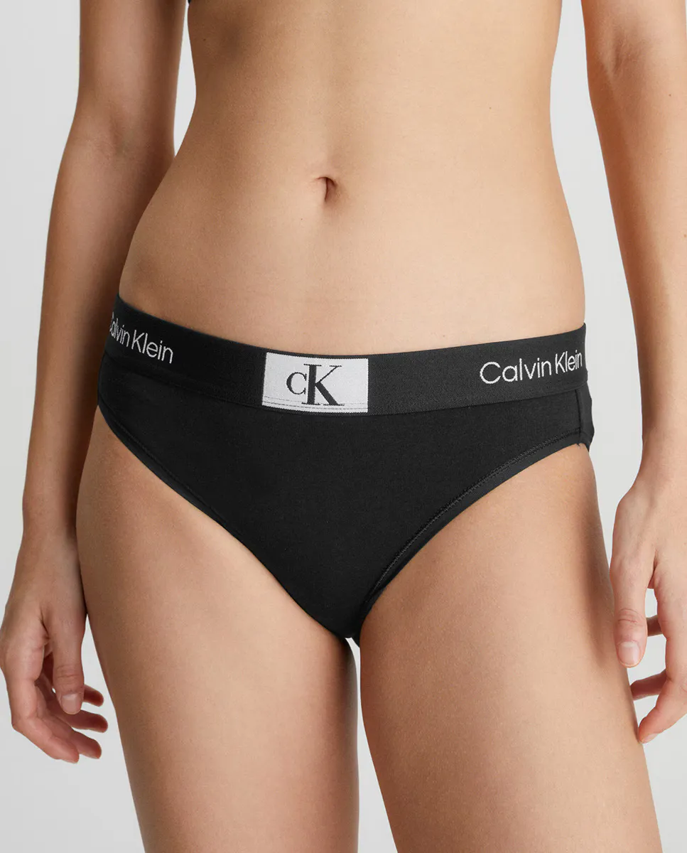 

Трусики - хлопок 1996 г Calvin Klein, черный