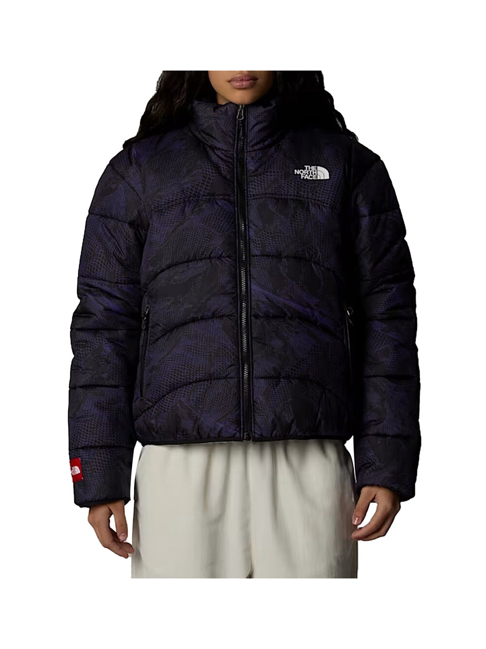 

Фиолетовая/черная женская куртка The North Face
