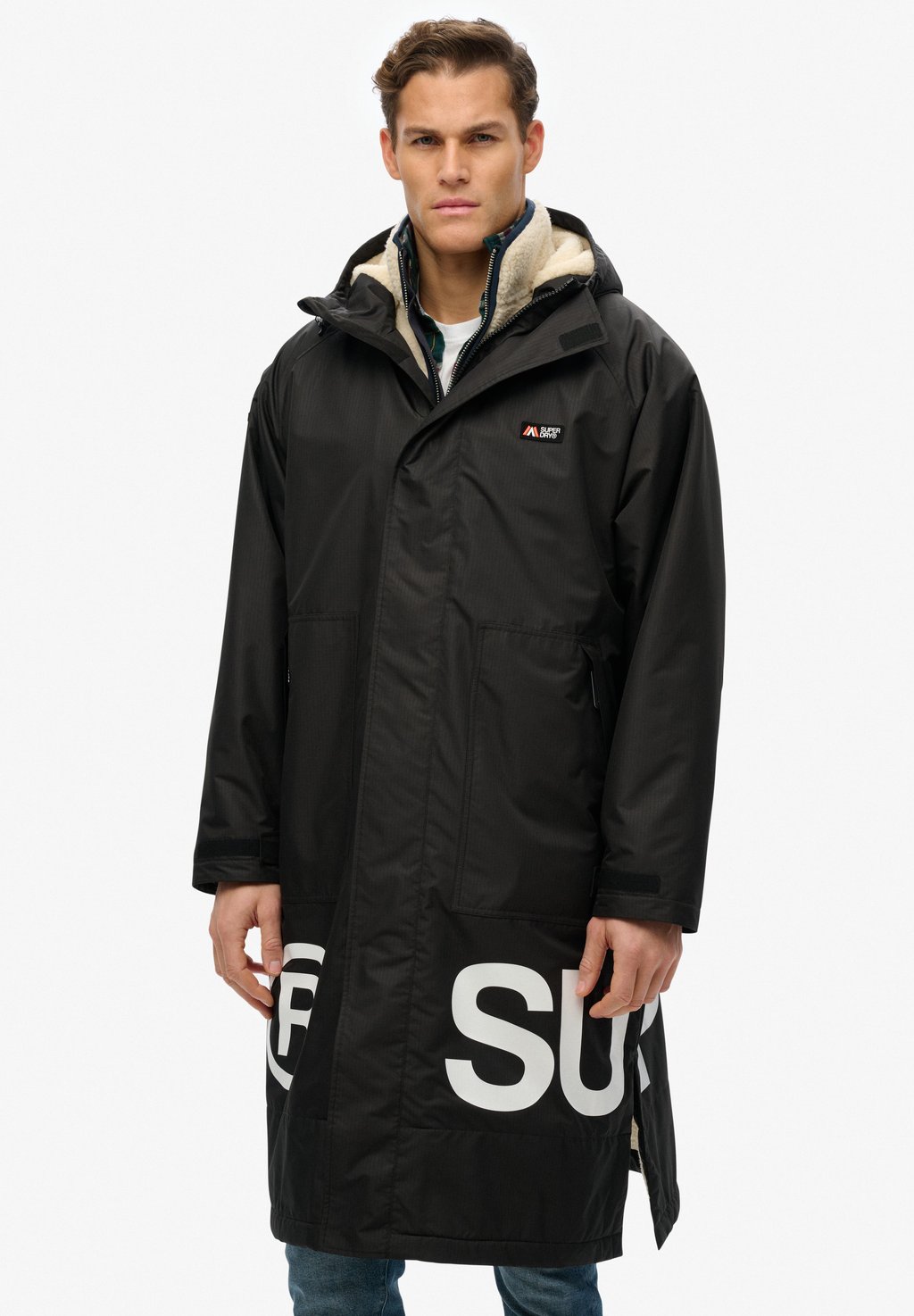 

Парка ROBE Superdry, кремовый
