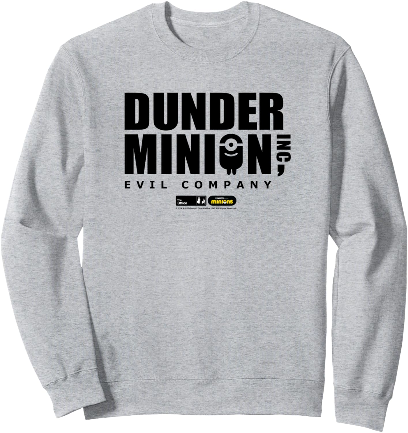 

Толстовка The Office X Minions Dunder Minions, серая Nbc, Серый, Толстовка The Office X Minions Dunder Minions, серая Nbc