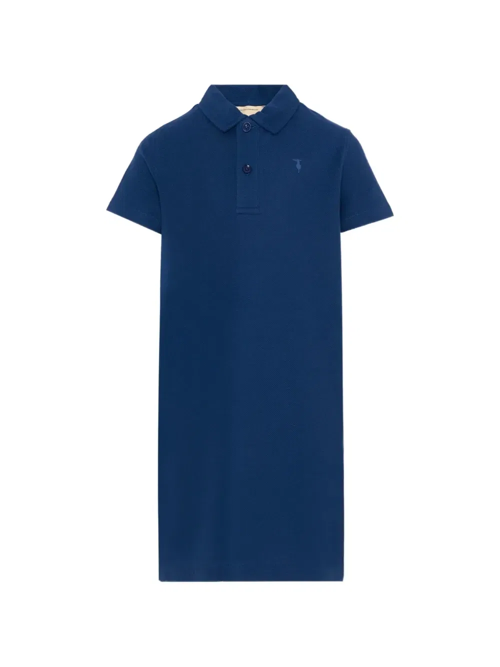 Платье-поло с короткими рукавами Trussardi Junior, синий