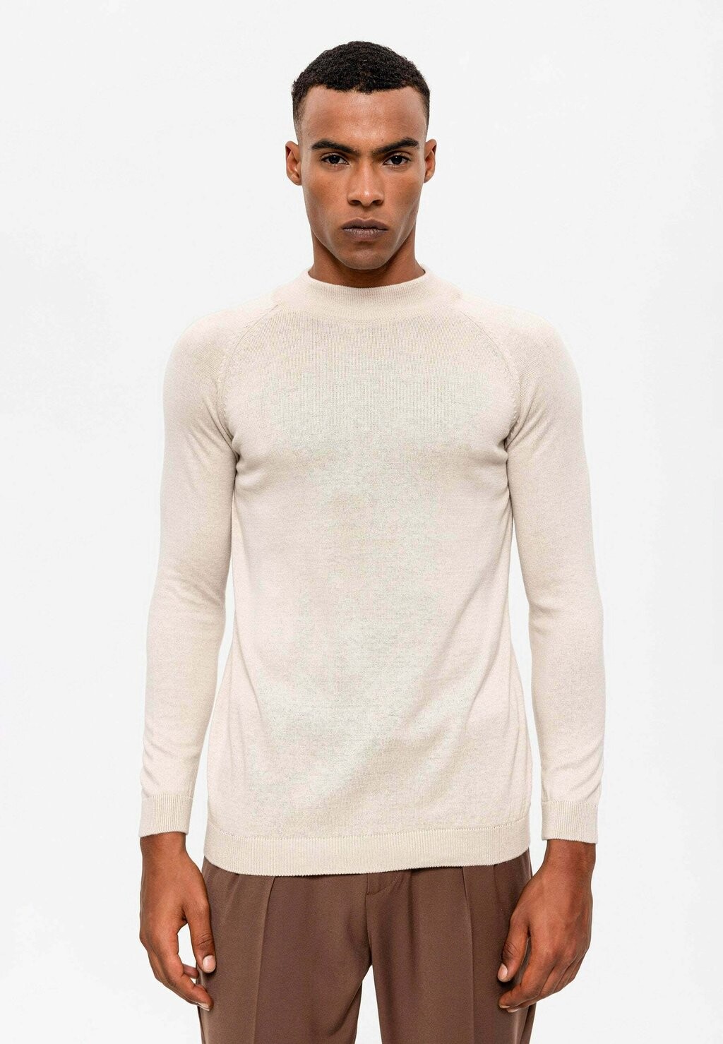 

Свитер Mock Turtleneck Antioch, цвет stone