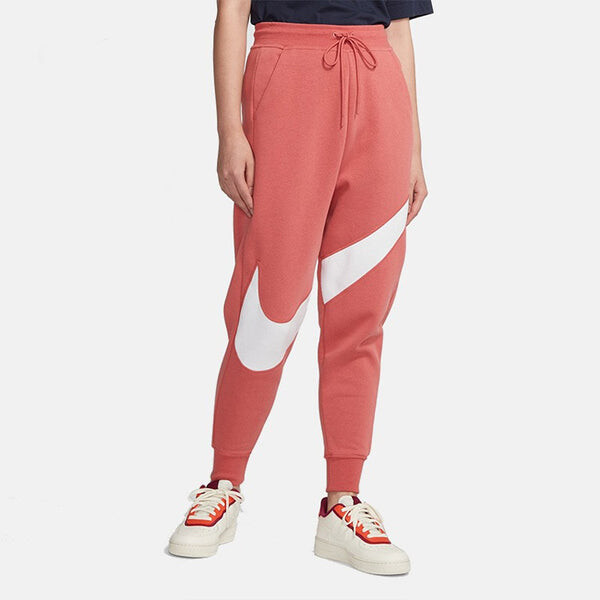 Спортивные штаны с логотипом swoosh, розовые Nike, розовый — фото 3