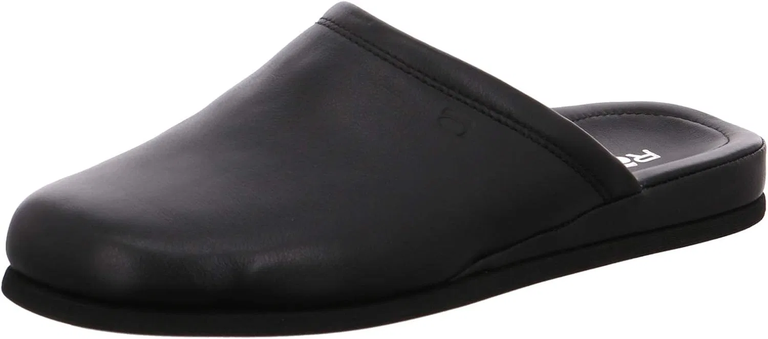 Rohde Varberg 6600 Мужские кожаные тапочки, 90 Black