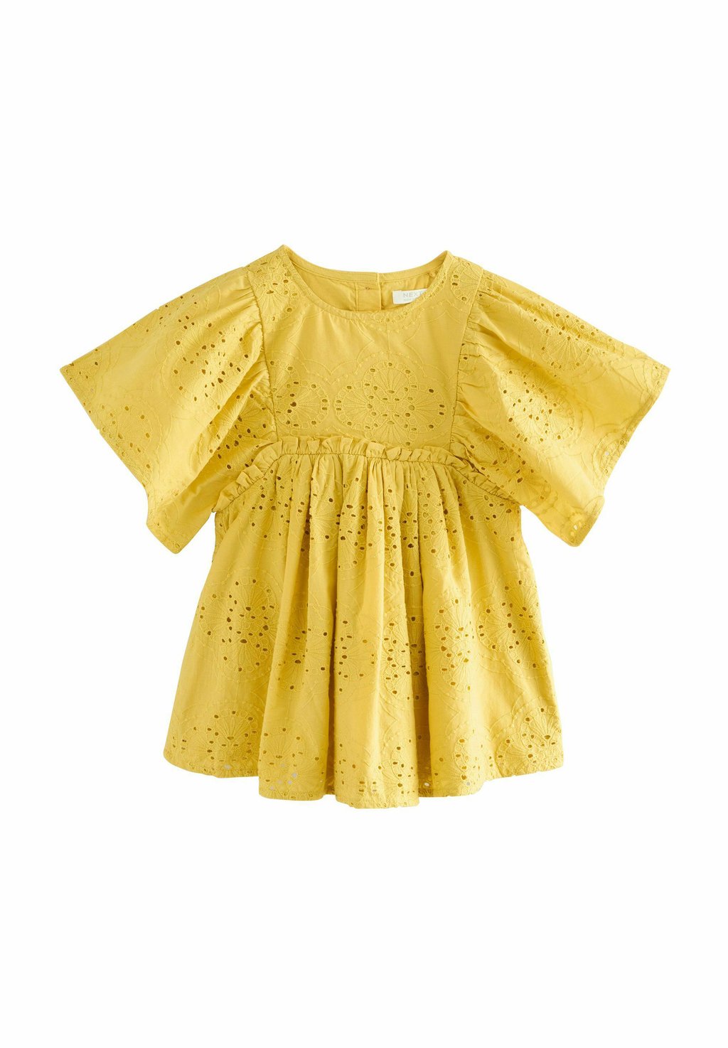 

Повседневное платье SLEEVE BRODERIE Next, желтый