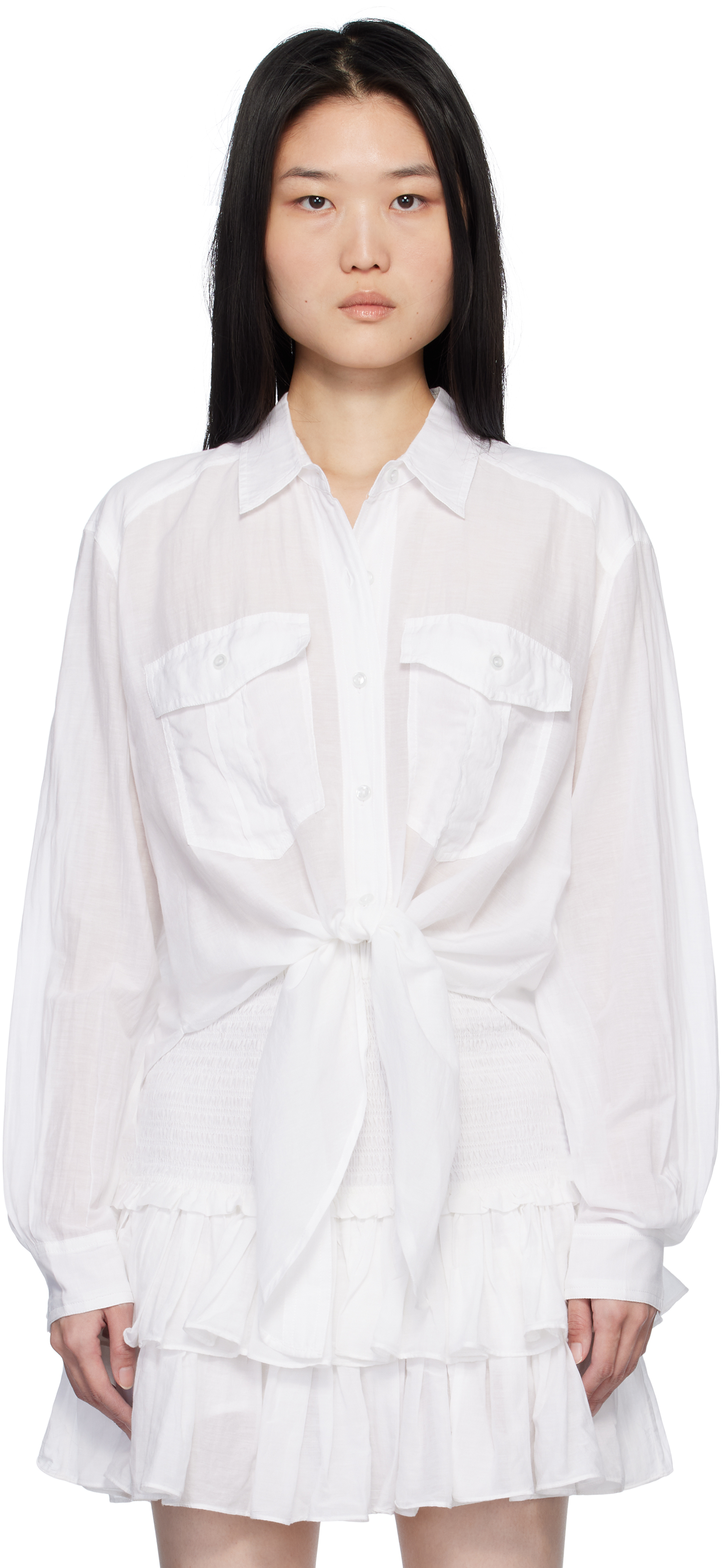 

Рубашка Нат Isabel Marant Etoile, белый