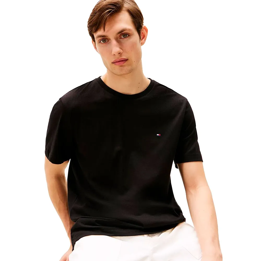 Футболка с коротким рукавом Tommy Hilfiger Essential Reg Fit Solid, черный — фото 4