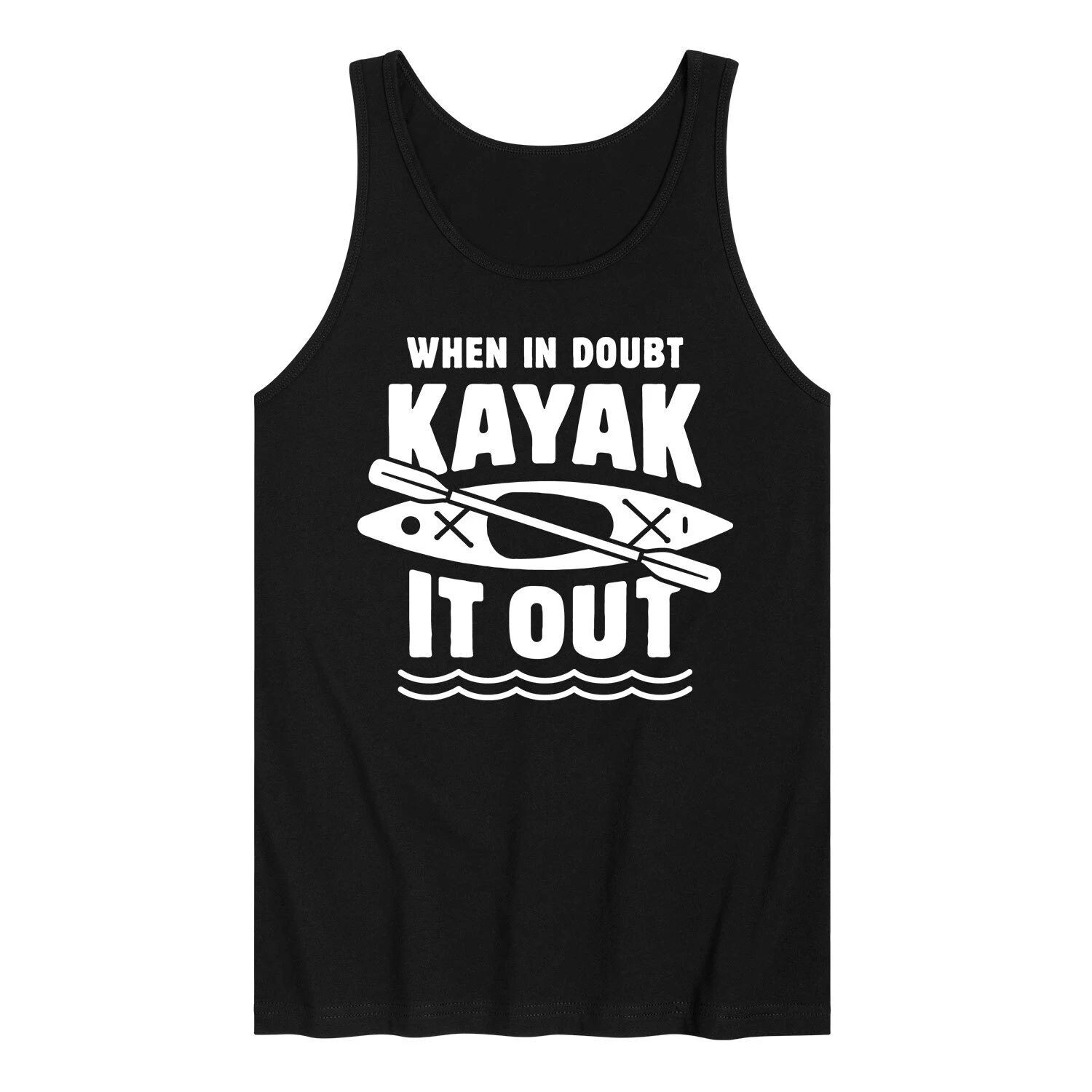 

Мужская майка When In Doubt Kayak It Out Licensed Character