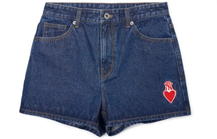 

Джинсовые шорты женские темно-синие MLB