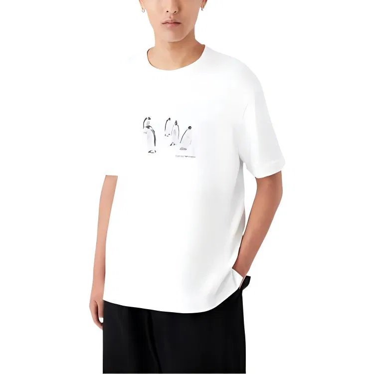 Футболка мужская Sustainable Collection White EMPORIO ARMANI — фото 3