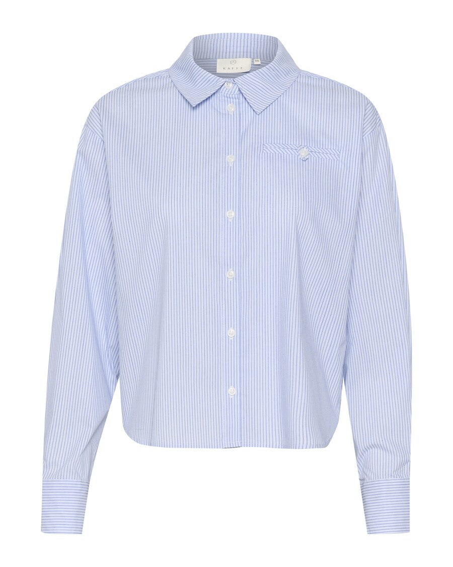 

Блуза Kaffe Sofie, цвет Pastel blue/Light blue