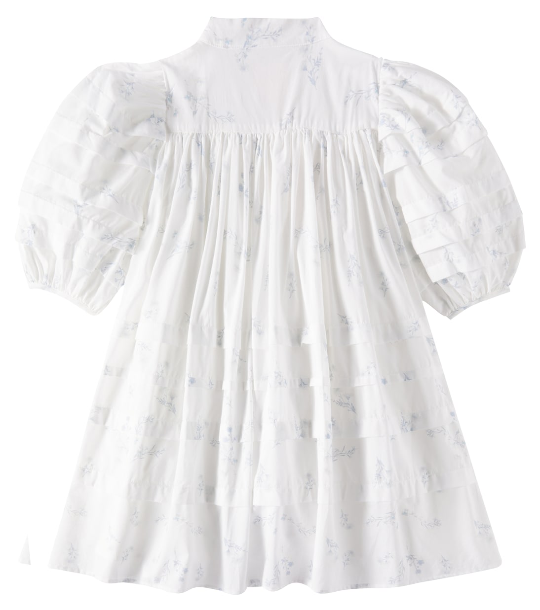 Платье из цветного вуалевого шифона Petite Amalie  , Blue Ditsy Print — фото 3