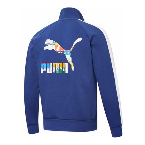 

Куртка sports track jacket 'blue white' Puma, синий
