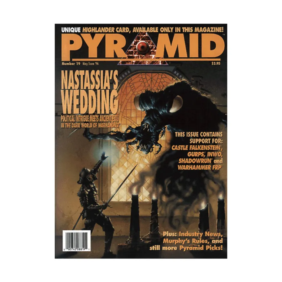 

Журнал #19 "Warhammer FRP Adventure, Castle Falkenstein", Pyramid Magazine