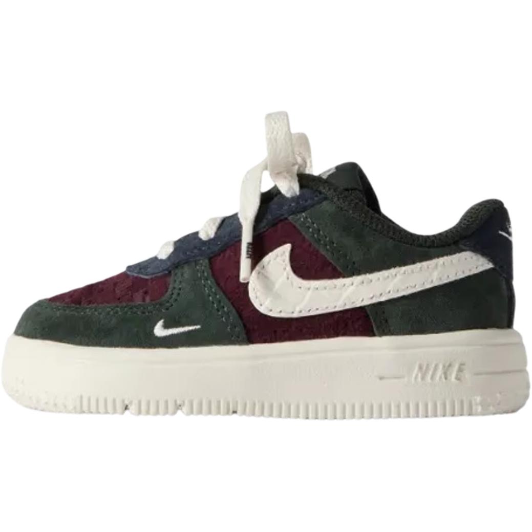 

Nike KITH x Air Force 1 Low top Toddler Shoes зеленые красные белые Infant And Toddler