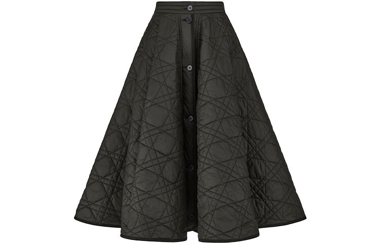 

Ежеквартальные новинки Повседневная длинная юбка женская черная Dior