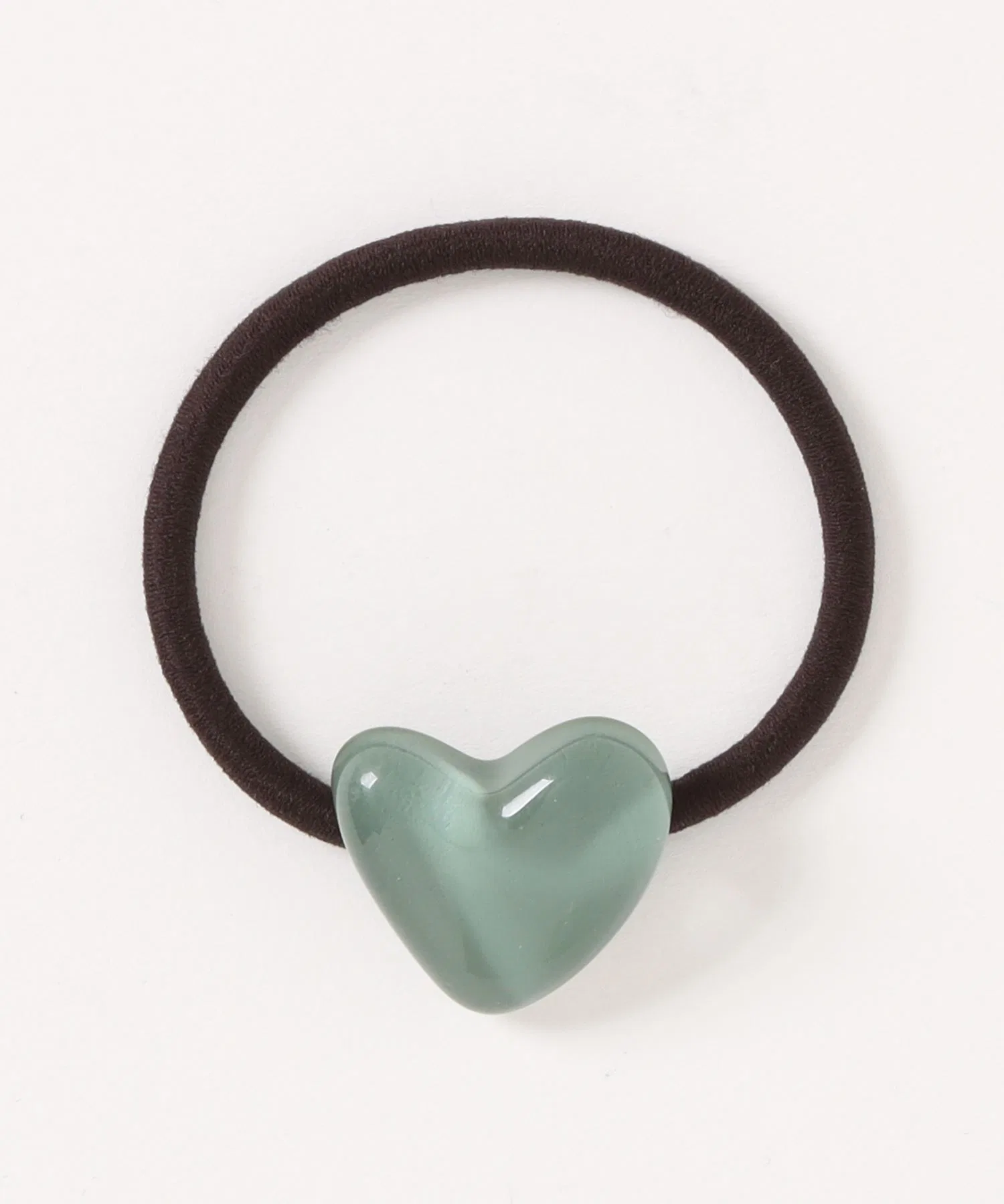 Резинка для волос с сердцем pur chouchou TONE SELECT GOODS фиолетовый — фото 4