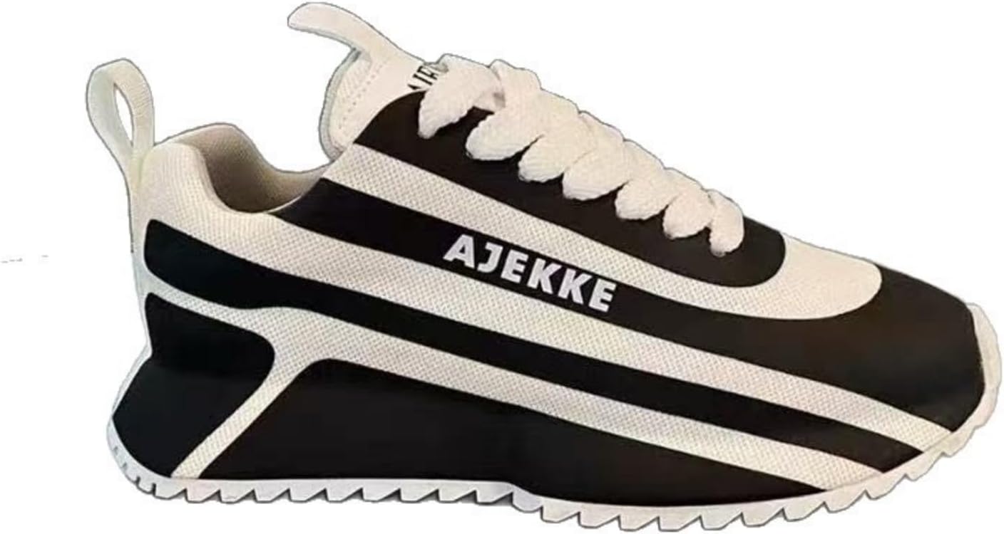 

Мужские кроссовки HOUDBDOL с толстой подошвой, модные, увеличивающие рост, подходящие для противоскользящей и дышащей носки, удобные обувь с шнуровкой и широкой носочной частью, черный