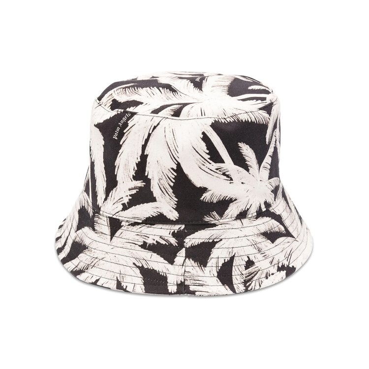

Панама Palm Angels All Over Palms Bucket Cap, цвет Black/Off White