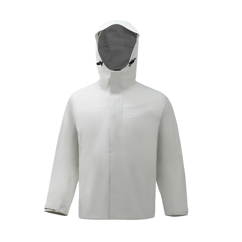 

Водонепроницаемая и ветрозащитная ветровка Unisex Mizuno, Экрю