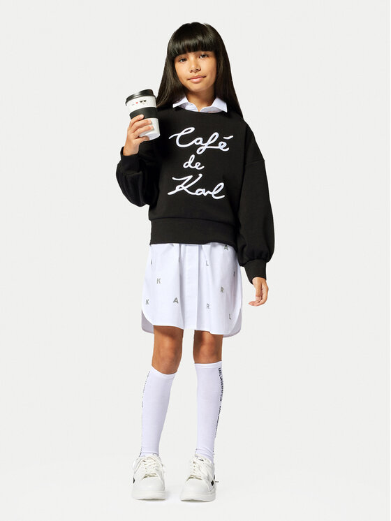 Толстовка обычного кроя Z30473 S Karl Lagerfeld Kids, черный — фото 4