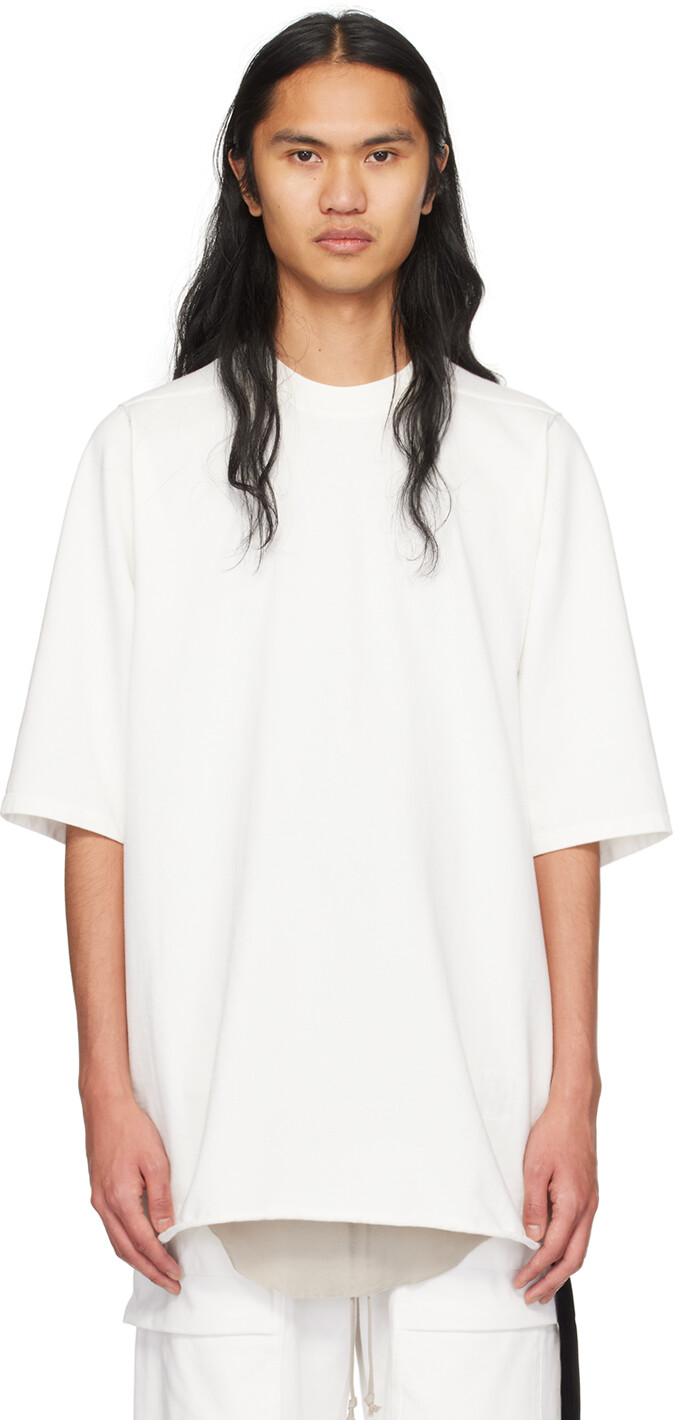 

Кремового цвета Футболка Jumbo Rick Owens Drkshdw, цвет Milk