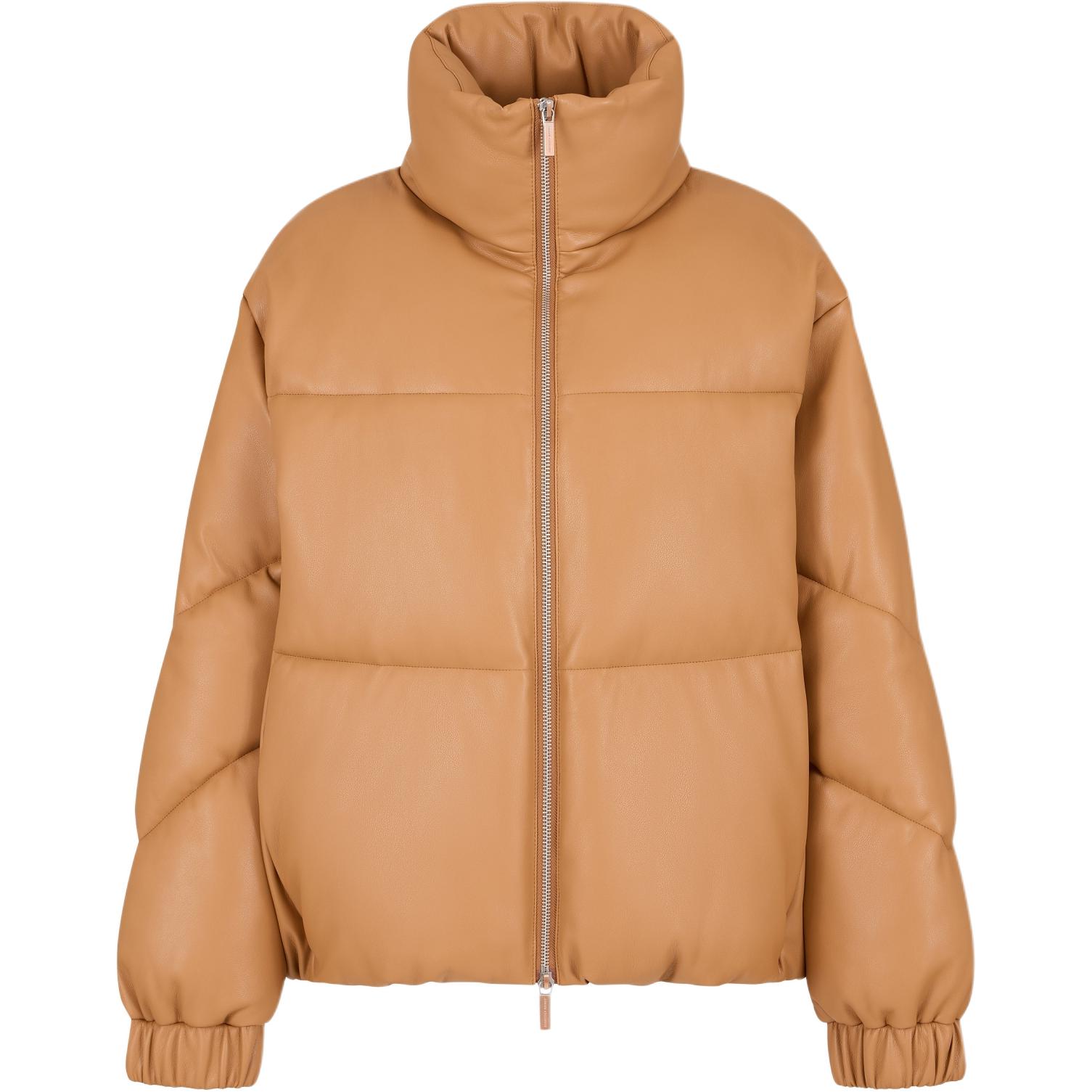 

Женская пуховая куртка AE верблюжьего цвета Armani Exchange, camel