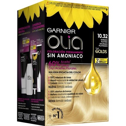 

Оля N.10.32 Золотой цвет волос, Garnier