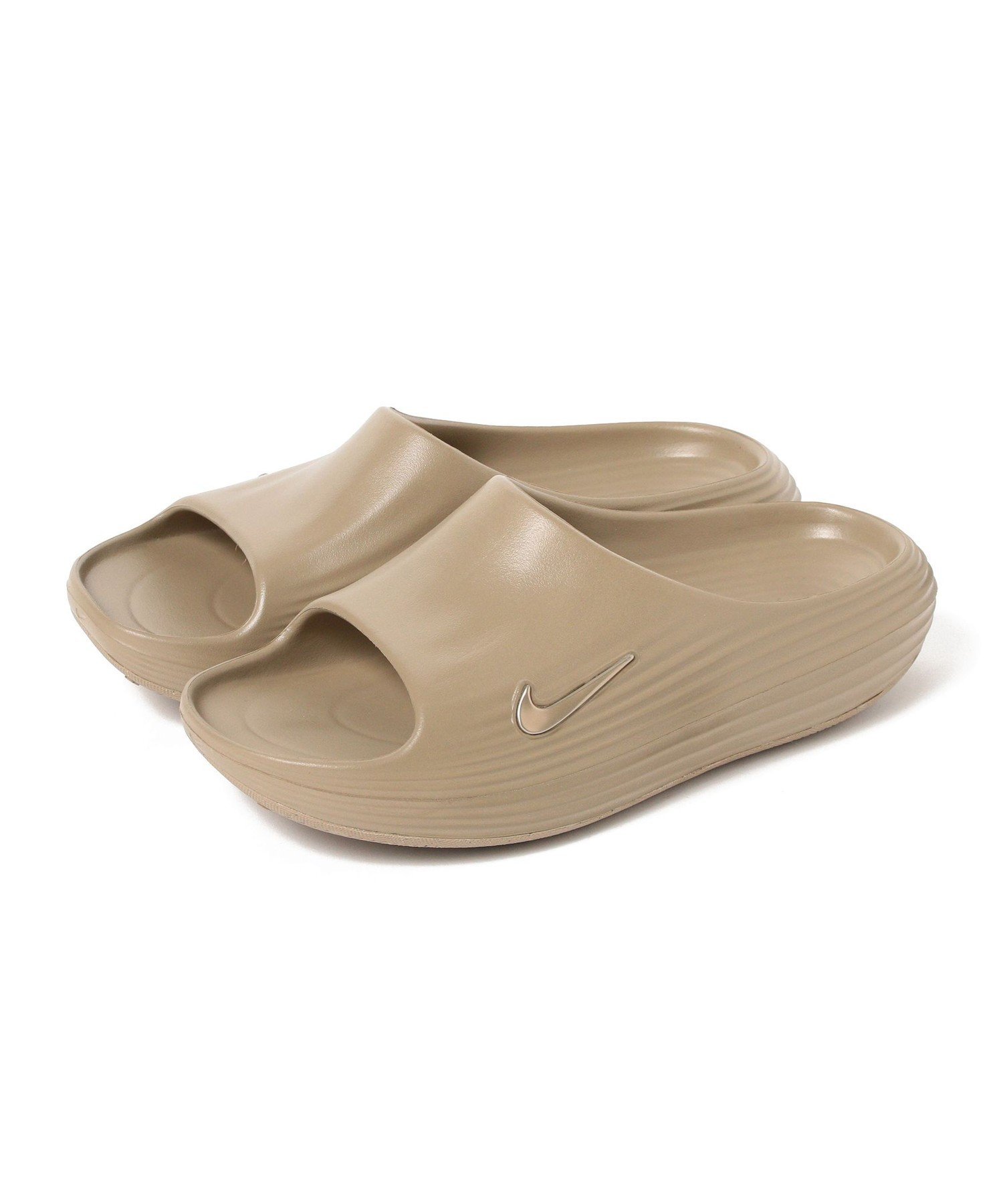 Сандалии NIKE / ReactX Rejuven8 Slide Beams, KHAKI/KHAKI-KHAKI