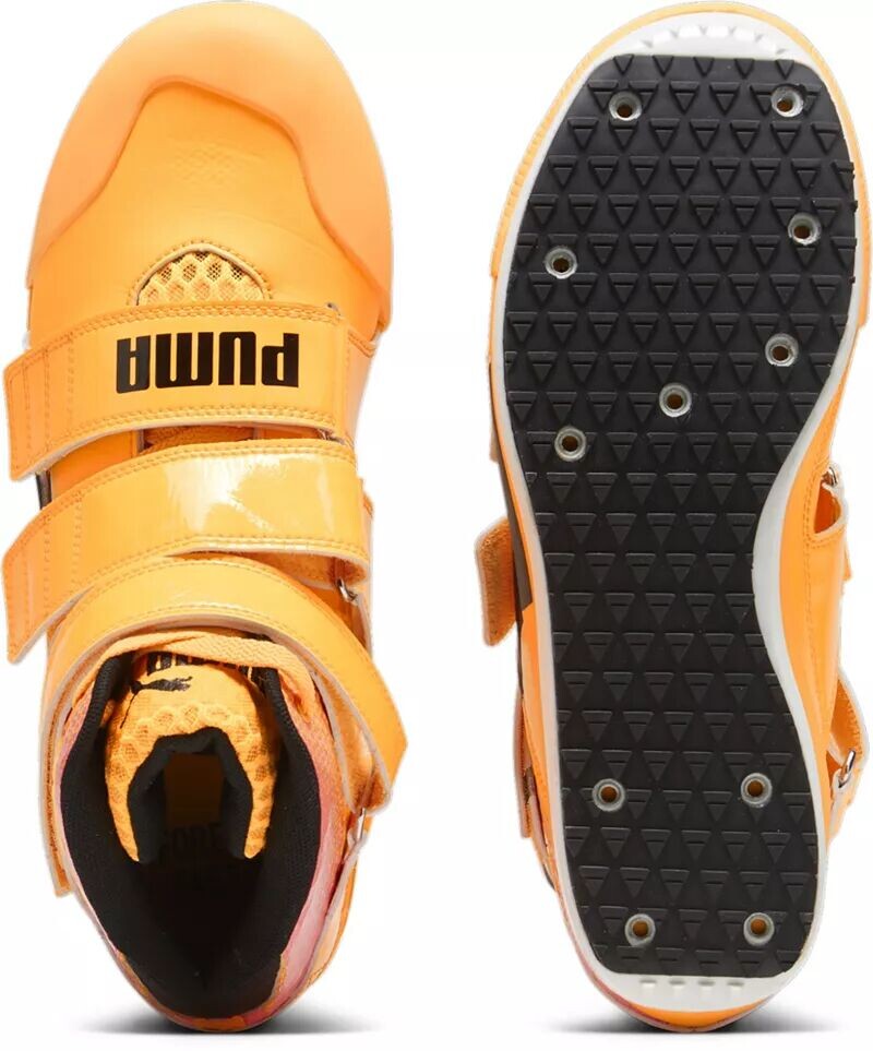 Легкоатлетические кроссовки Puma evoSPEED Javelin Elite 2.0, оранжевый/желтый — фото 2