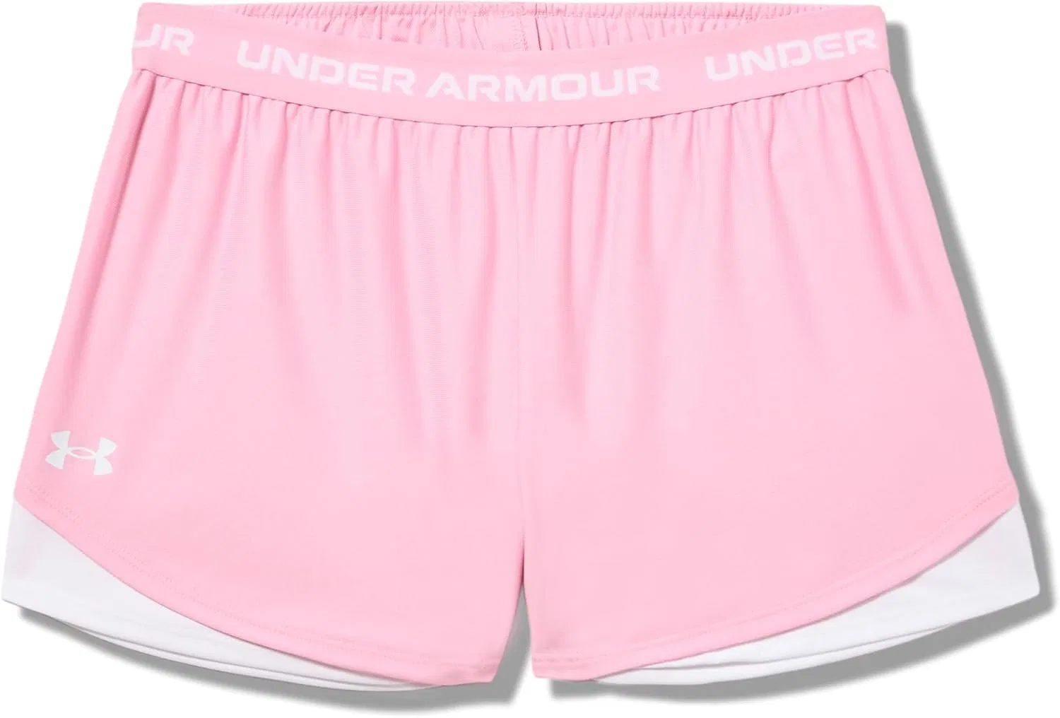 Шорты Under Armour Girls Tech Play Up, (650) Pink/White/White