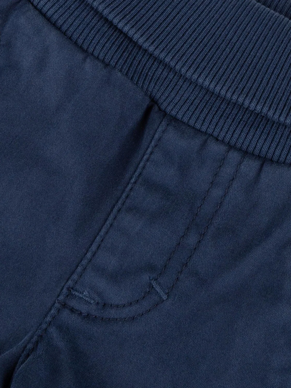 Шорты Sigikid Regular Gabardine-Bermuda Tiger & Löwe темно-синего цвета — фото 4