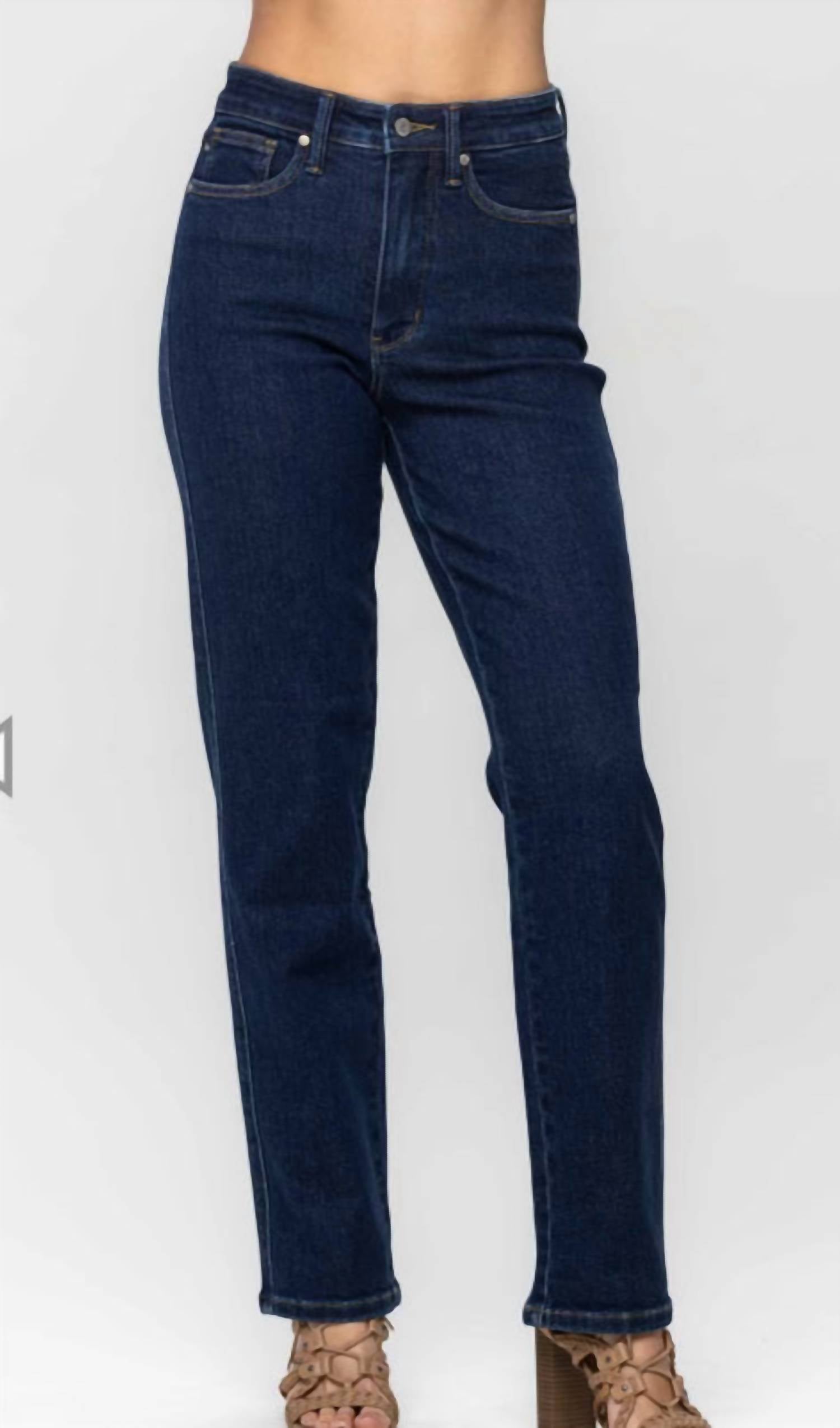 

Джинсы с утяжкой для живота в синем цвете Judy Blue