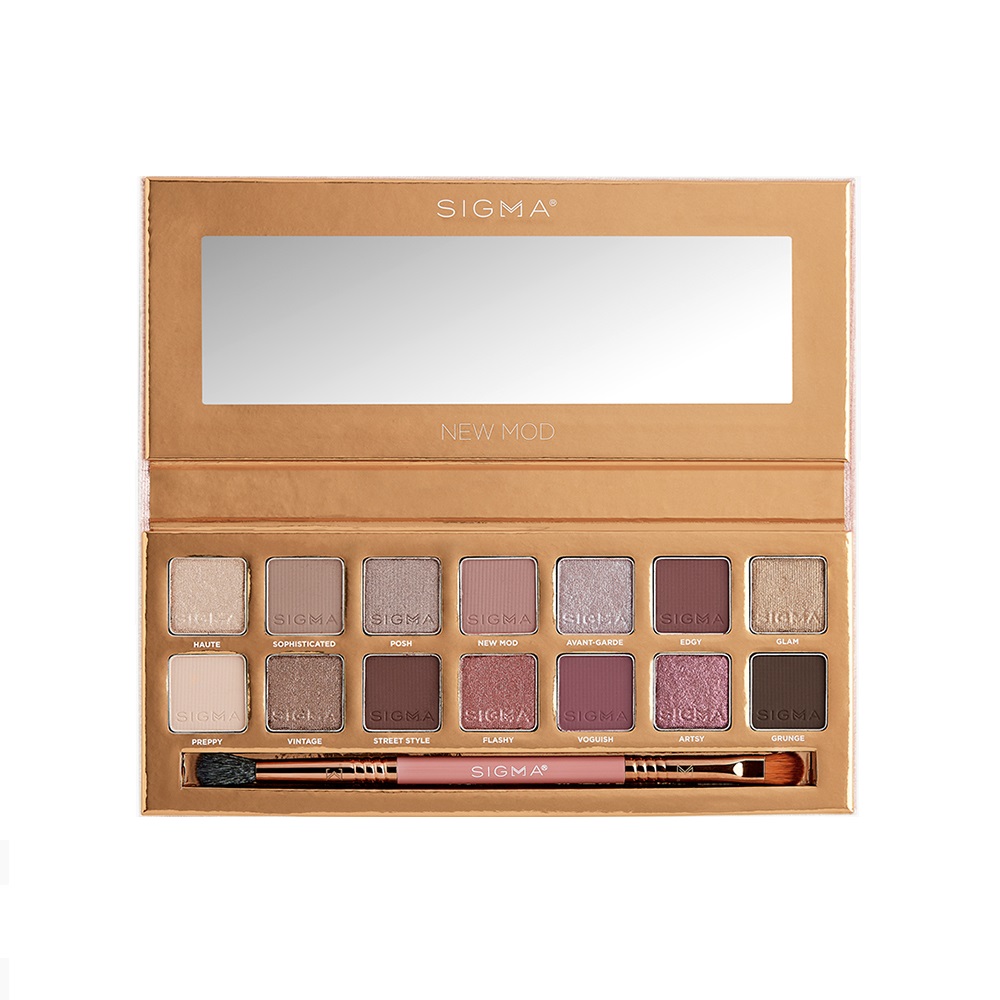 

Палитра теней для век new mod eyeshadow palette Sigma, количество 1 шт.