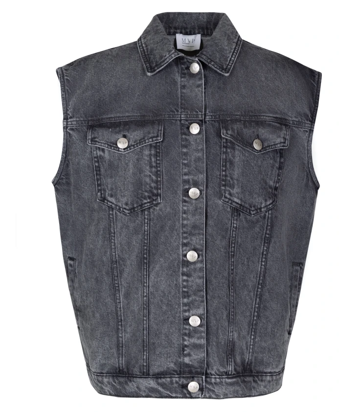 

Джинсовый жилет San babila Mvp Wardrobe, серый