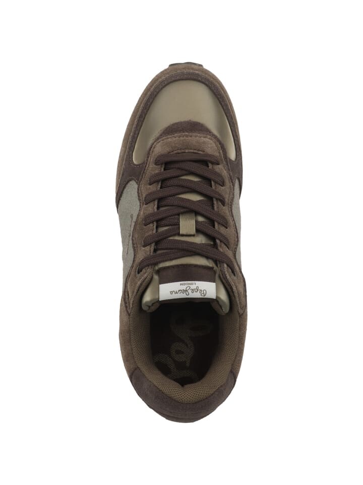 Низкие кроссовки Pepe Jeans low Rusper Stars, коричневый — фото 2