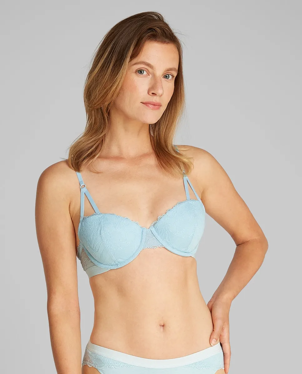 

Бюстгальтер-балконет ICON LACE Calvin Klein, светло-серый