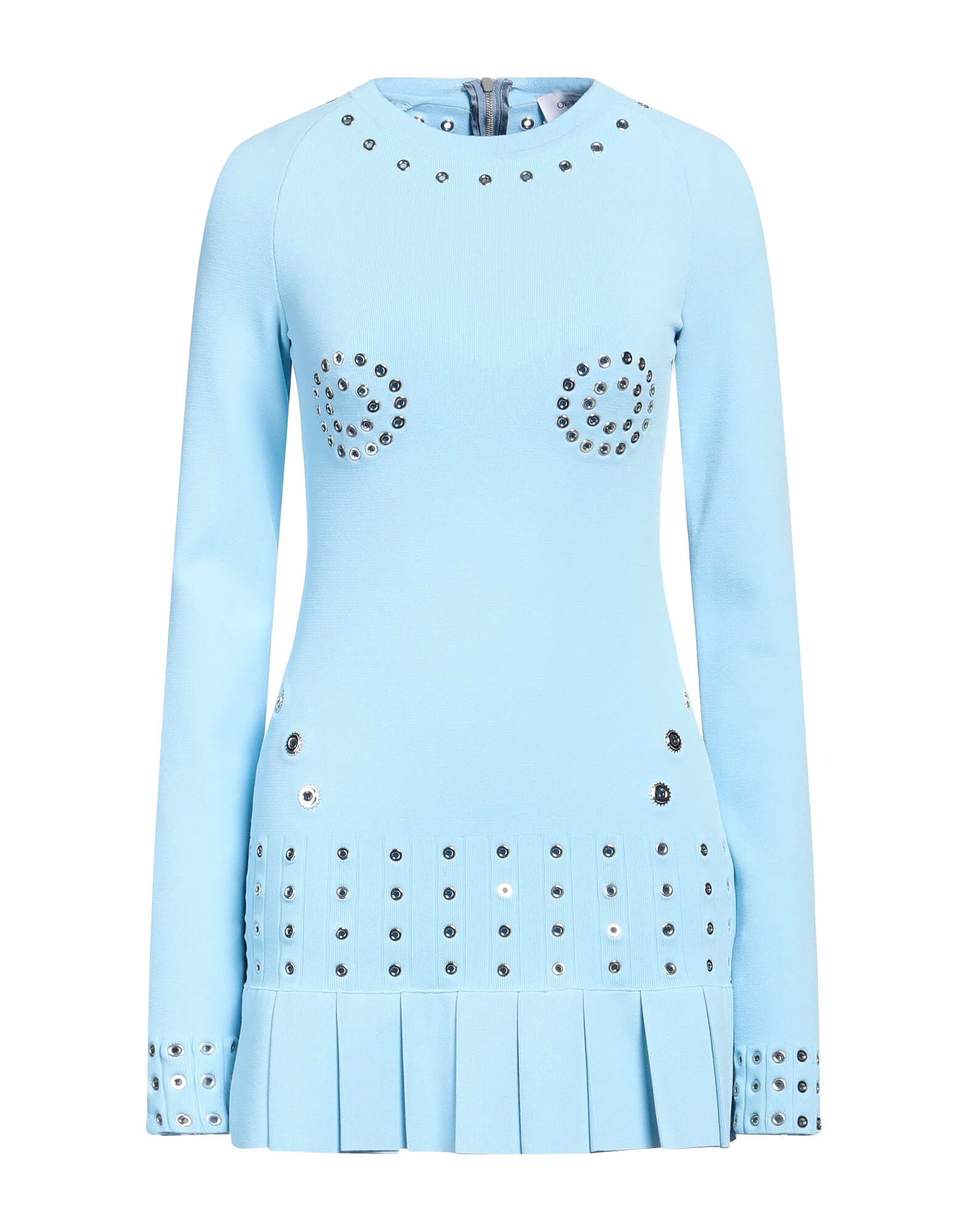 

Мини-платье Off, небесно-голубой