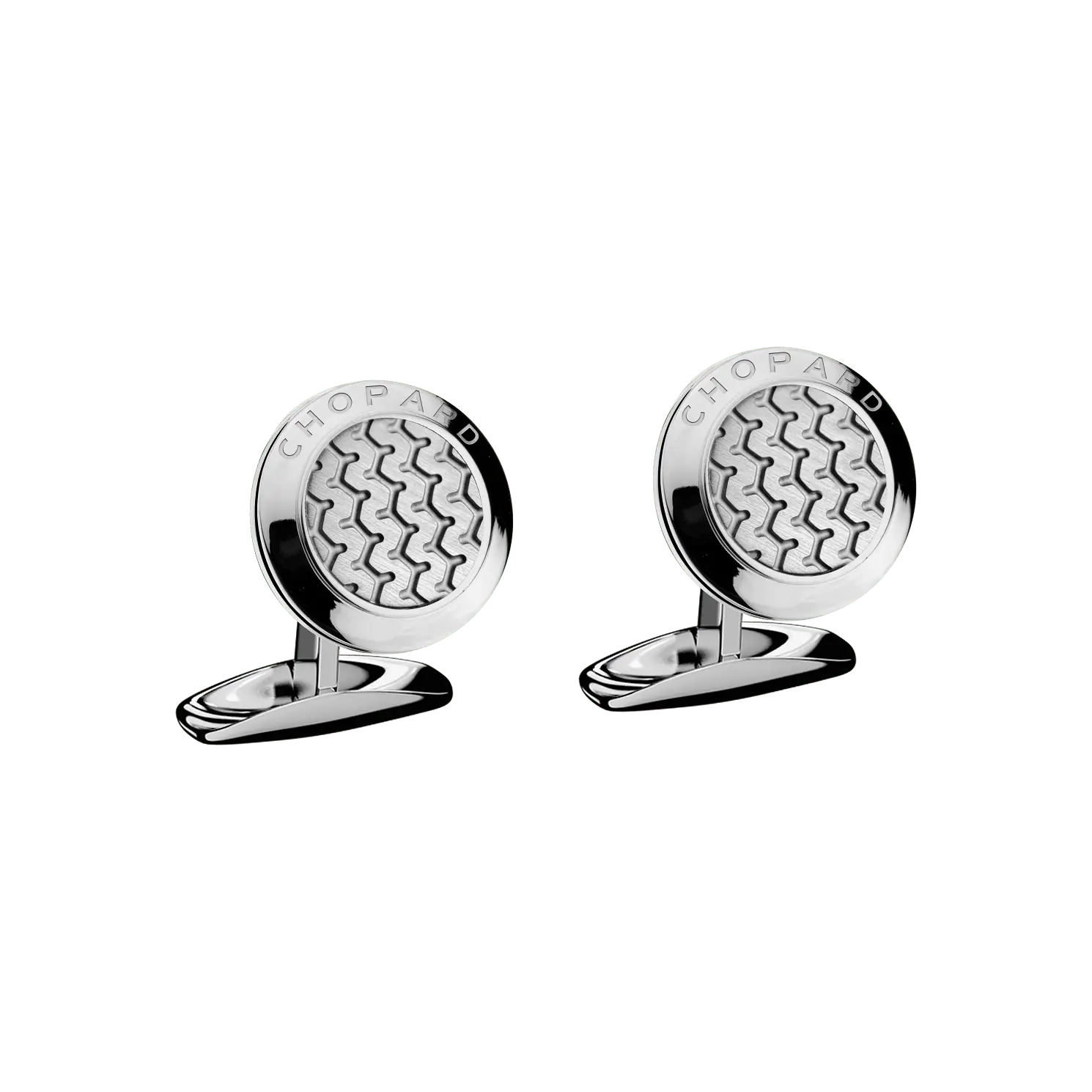 

Запонки Chopard Classic Racing cufflinks - Металл серебристого тона