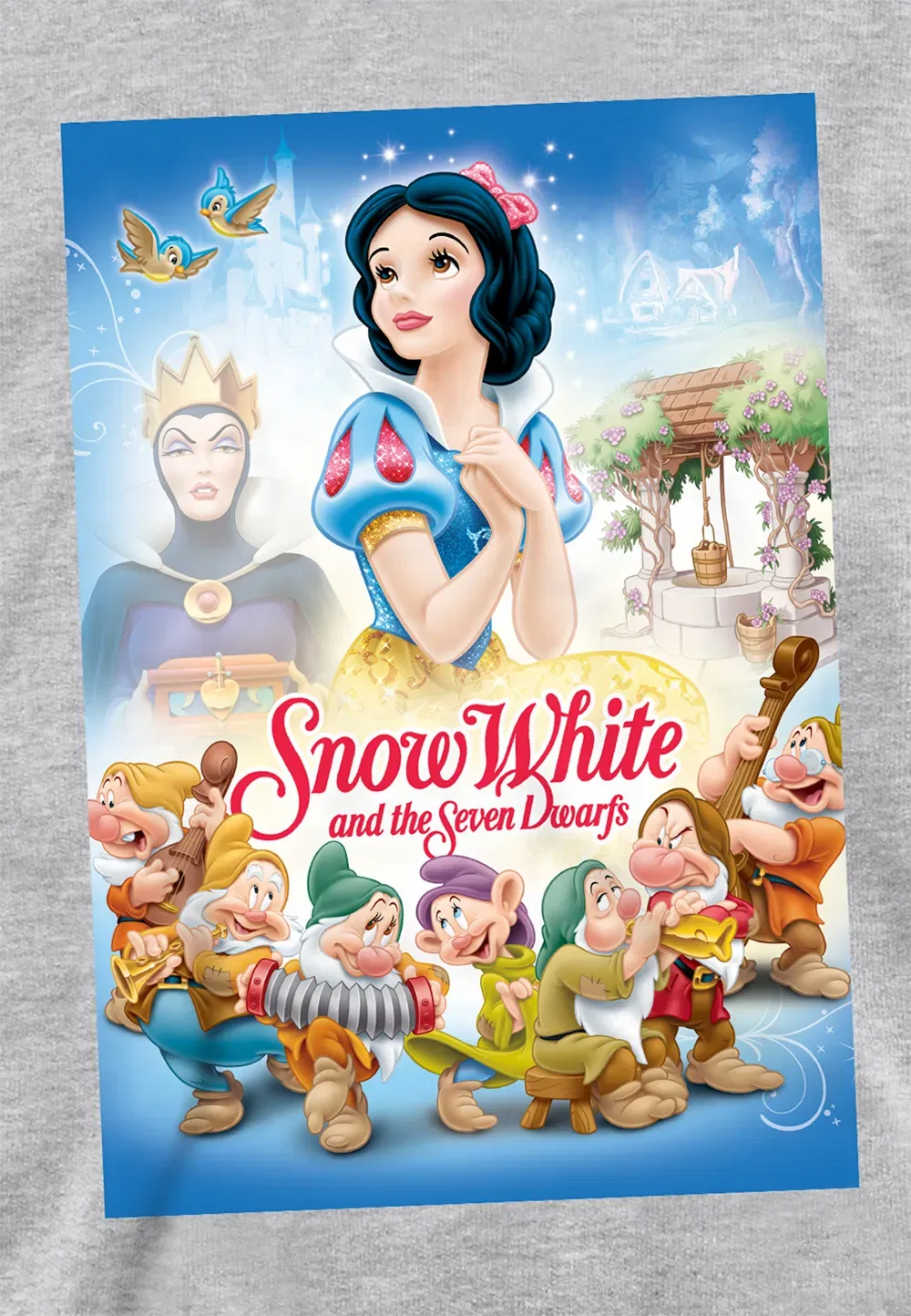 Детский худи Snow White Disney, серый — фото 2
