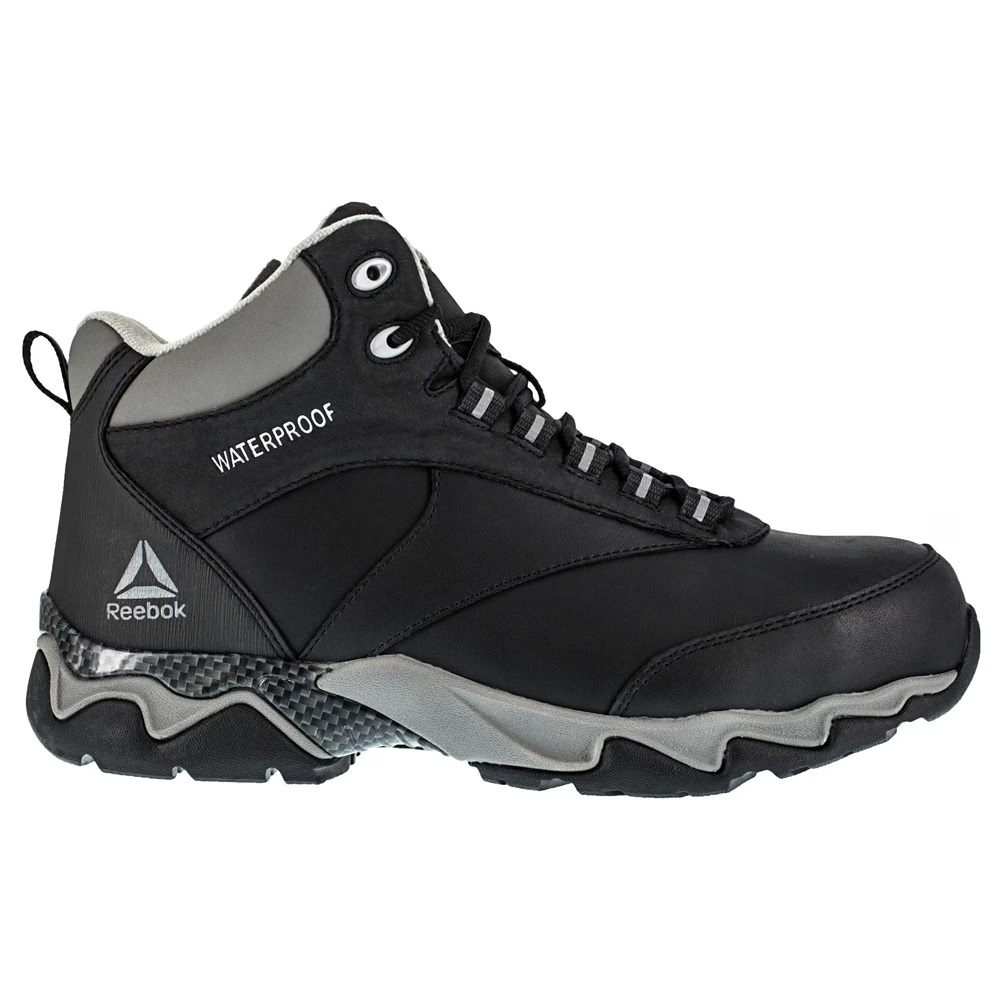 

Рабочий ботинок с композитным носком и водонепроницаемым верхом Reebok Work, black leather