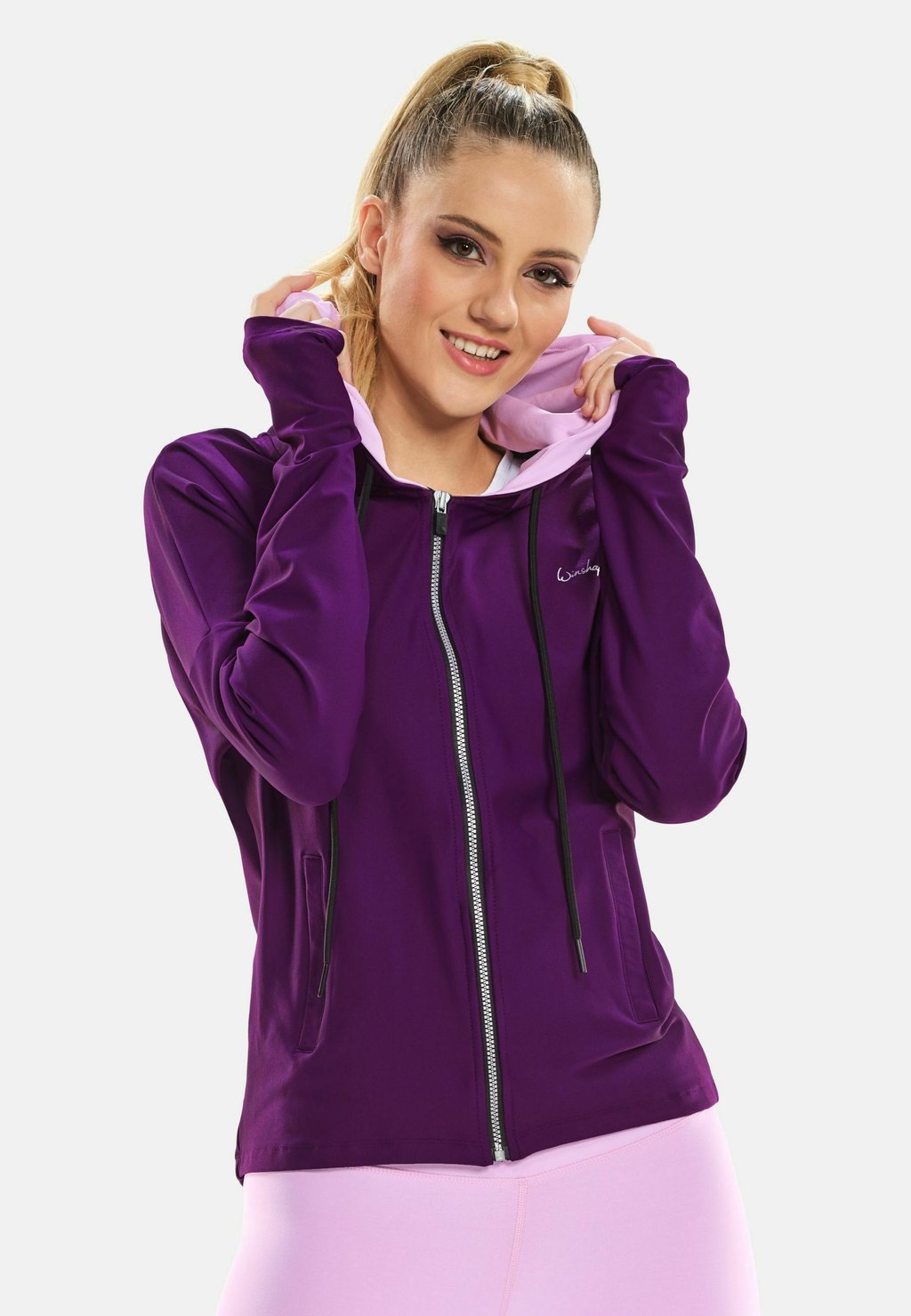 

Толстовка на молнии FUNCTIONAL COMFORT Winshape, фиолетовый