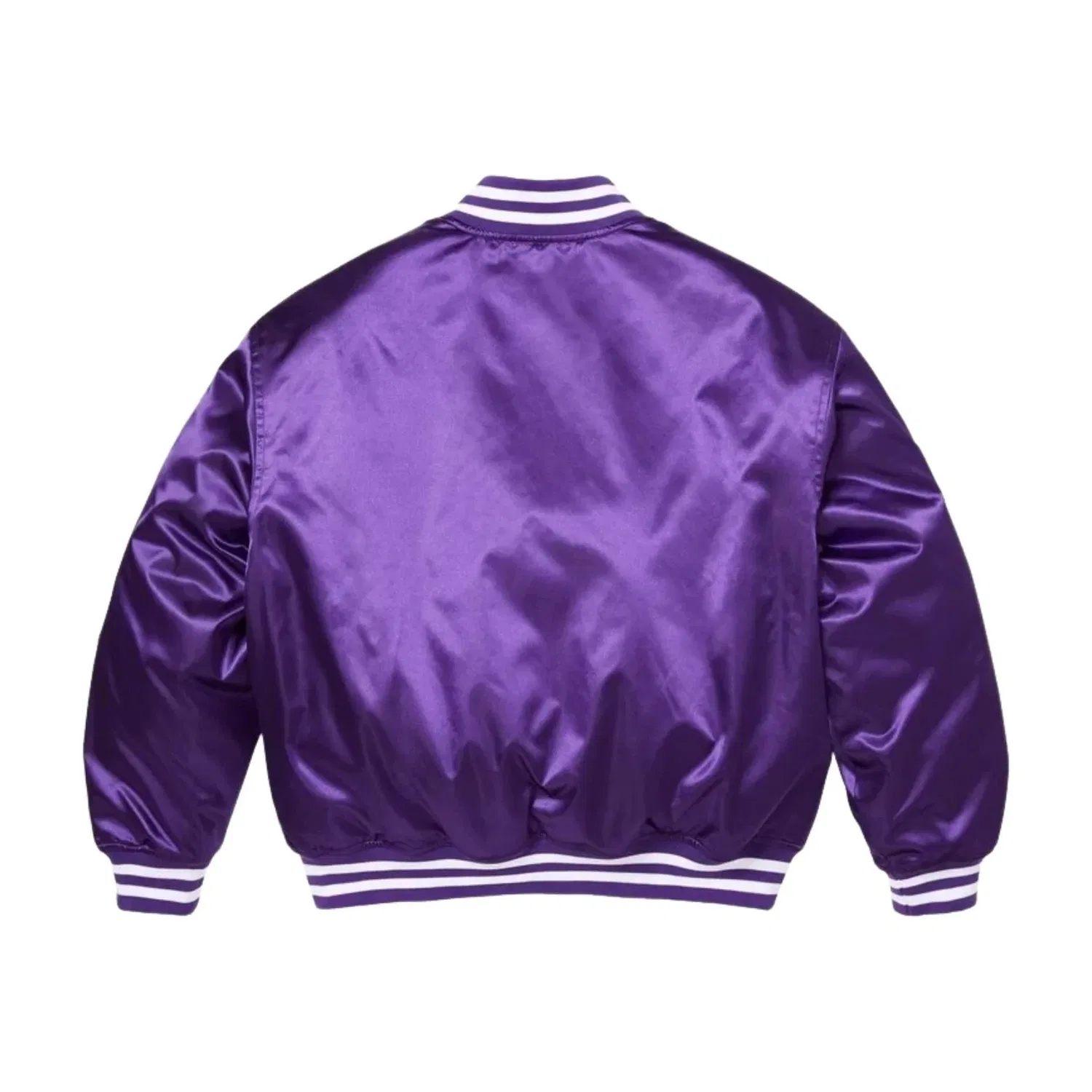 Куртка-бомбер Supreme x Champion SS26 из атласа, фиолетовая, SUP-SS26-170-PUR — фото 3