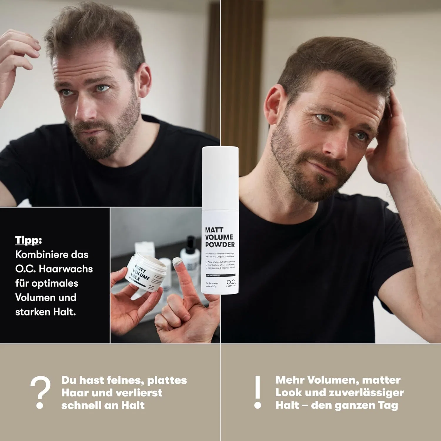 Пудра для объема волос O.C. HAIRCARE Volume Powder Hair O.C. Haircare, Set Of 1. — фото 4